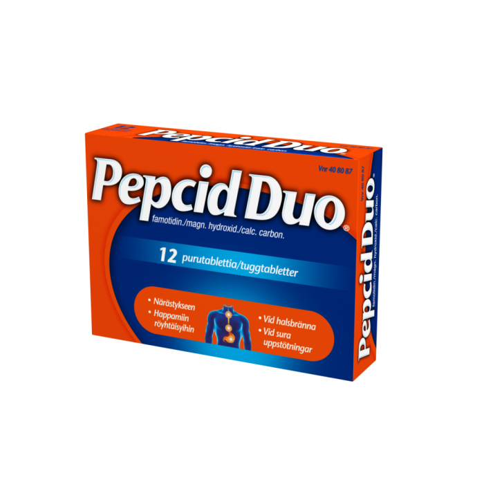 PEPCID DUO purutabletti 10/165/800 mg 12 fol kuva 4