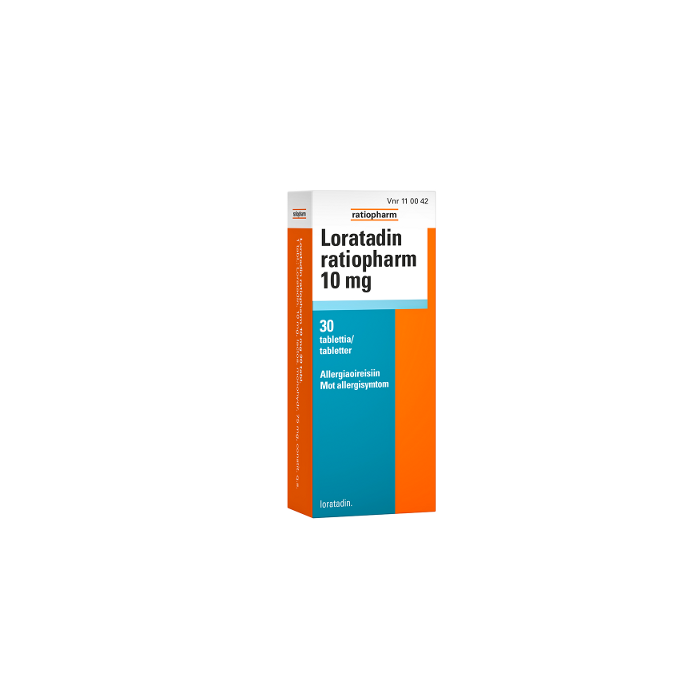 LORATADIN RATIOPHARM tabletti 10 mg 30 fol kuva 2