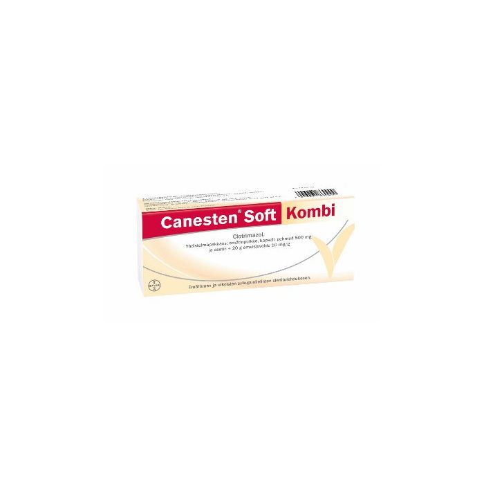 CANESTEN SOFT KOMBI emulsiovoide + emätinpuikko, kapseli pehmeä 500 mg + 10 mg/g 1 + 20 g kuva 2