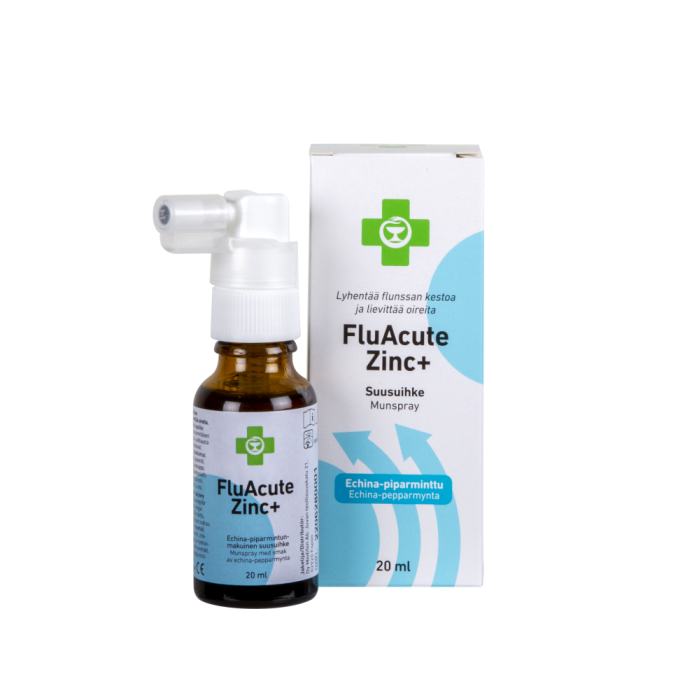 APTEEKKI FluAcute Zinc+ echina-piparminttu 20 ml kuva 2