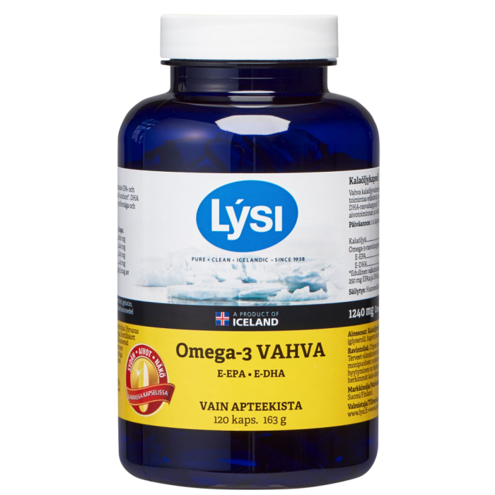 Lysi Omega-3 Vahva 120 kaps kuva 2