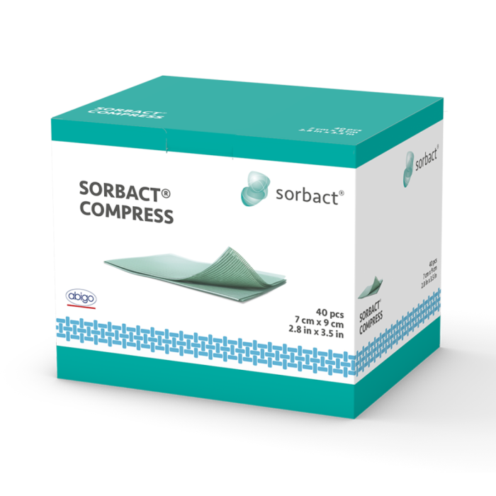 Sorbact Compress 7 x 9 cm 40 kpl