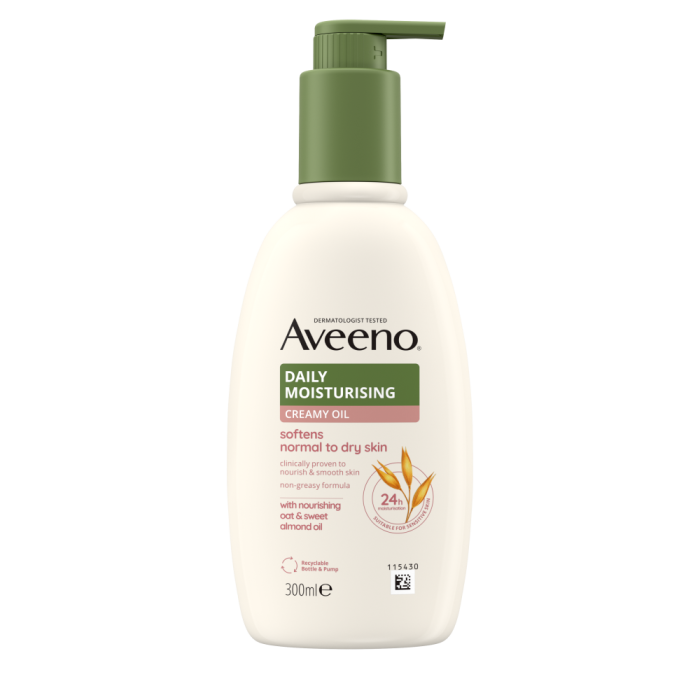 Aveeno Daily Moisturising Creamy Oil öljyvoide 300 ml kuva 1