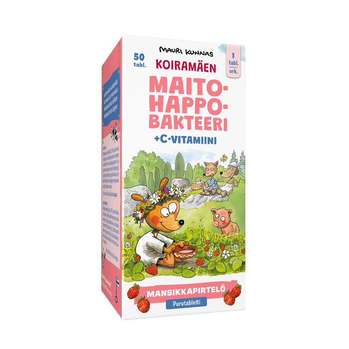 Koiramäen Maitohappobakteeri + C-vitamiini 50 tabl