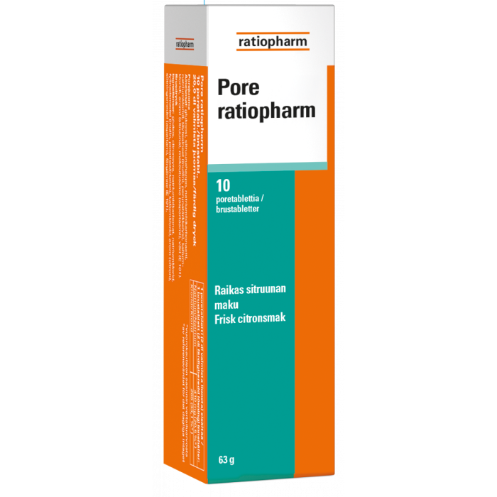 Nesteytys ratiopharm 10 poretablettia