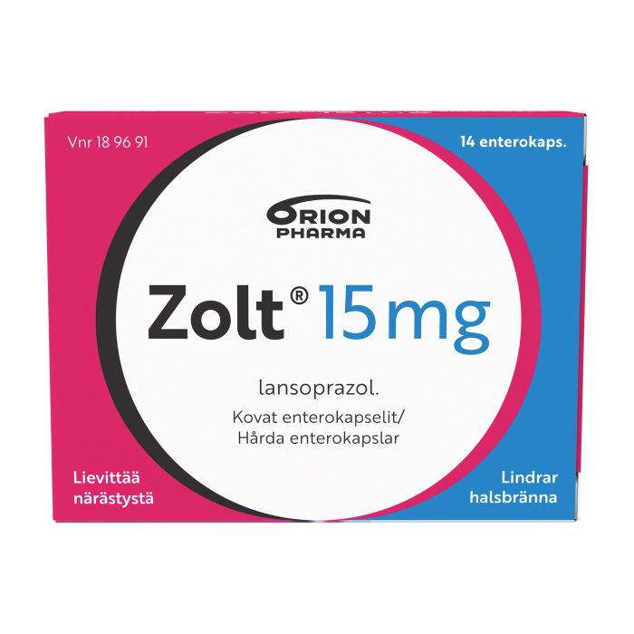 ZOLT enterokapseli, kova 15 mg 14 fol kuva 3