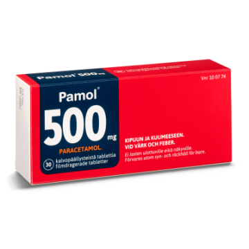 PAMOL tabletti, kalvopäällysteinen 500 mg 30 fol