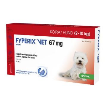 Fyperix vet paikallisvaleluliuos 67 mg 0.67 ml