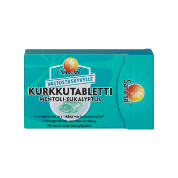 Sana-Sol Mentoli-Eukalyptus kurkkutabletti 16 kpl