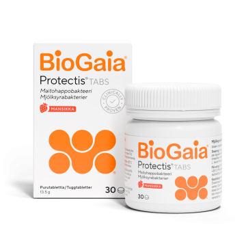BioGaia Tabs Mansikka 30 tabl