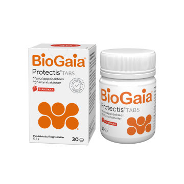BioGaia Tabs Mansikka 30 tabl