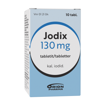JODIX tabletti 130 mg 10 kpl