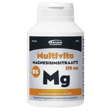 MULTIVITA MAGN.SITR+B6 GREIPPI 175MG/2MG 80 PURUTABL