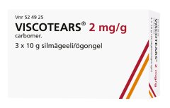 VISCOTEARS silmägeeli 2 mg/g 3 x 10 g