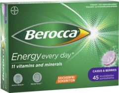 Berocca Energy Cassis & Berries poretabletti 45 kpl