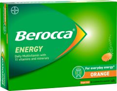 Berocca Energy Orange poretabletti 45 kpl