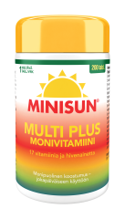 Minisun Monivitamiini Multi Plus 200 tabl